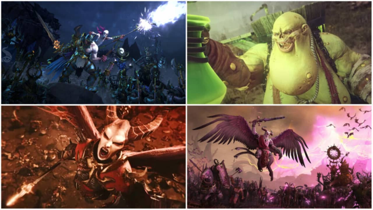 images of legendary lords in Total War: Warhammer III Champions of Chaos DLC