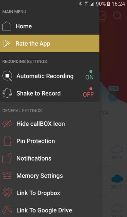 Back up your recordings to cloud storage with just one tap of a button.