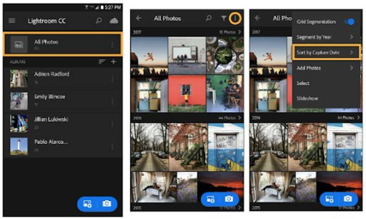 How to use Lightroom on Android