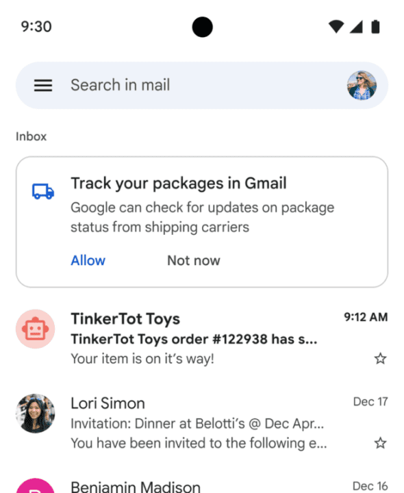 New features make an appearance in Gmail