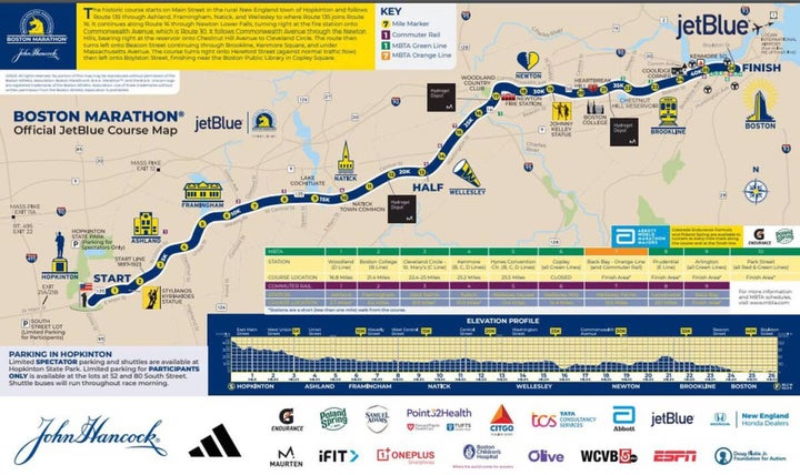 Boston Marathon 2023: Course map, list of runners, and prize money ...