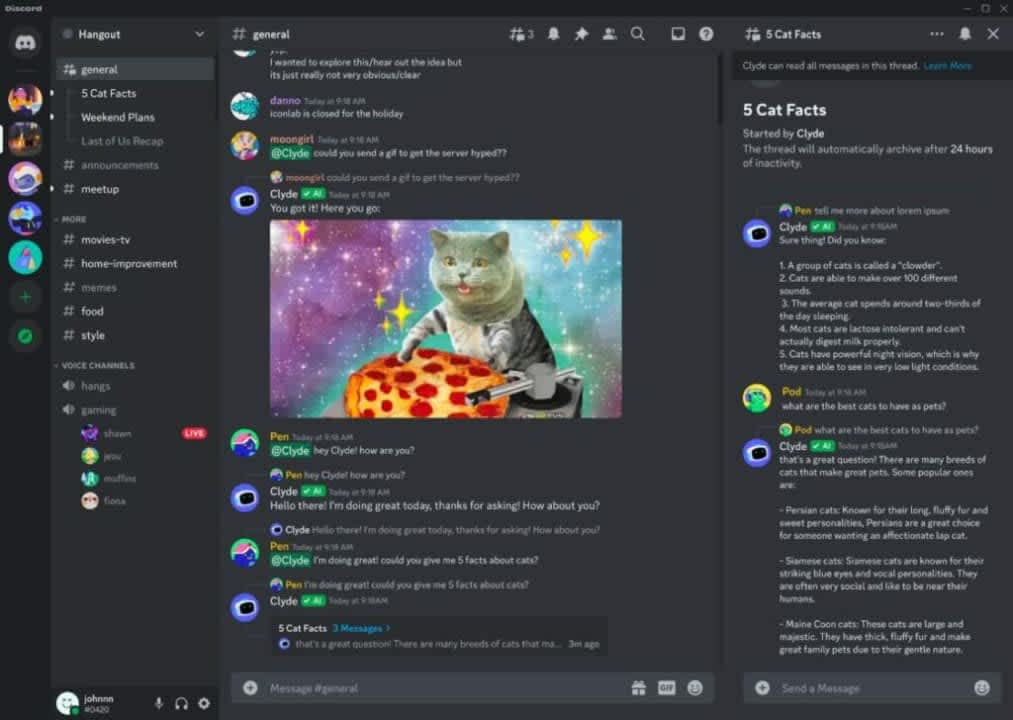 Now Discord voice chat rooms can include text messaging, too - The Verge